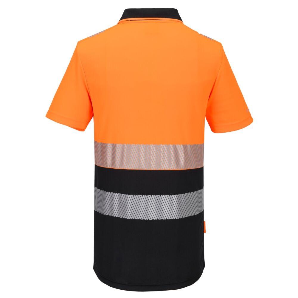 DX435 - DX4 Polo HV classe 1 Orange/Noir