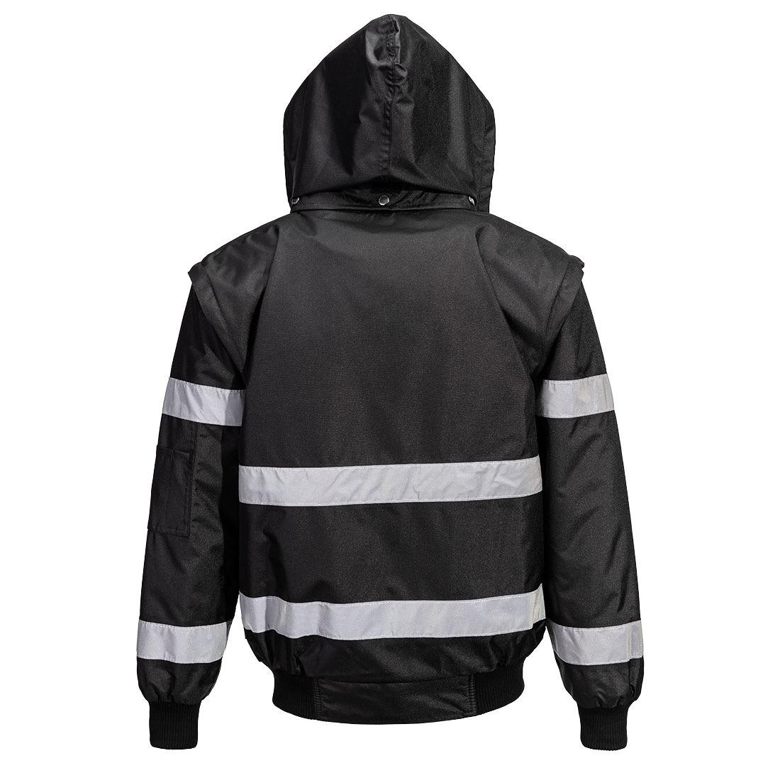Blouson Bomber Iona 4-en-1 Noir