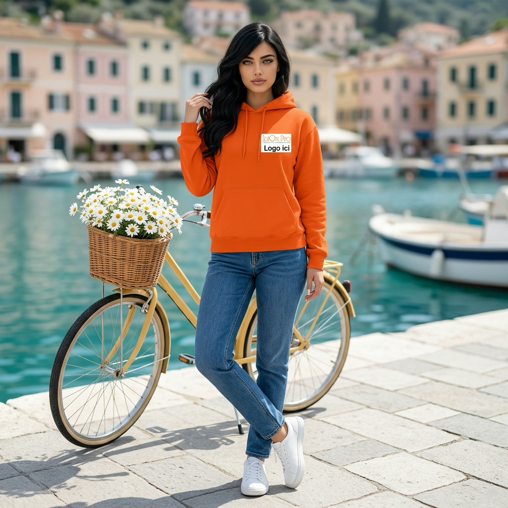 Sweat hoodies Basic imprimé