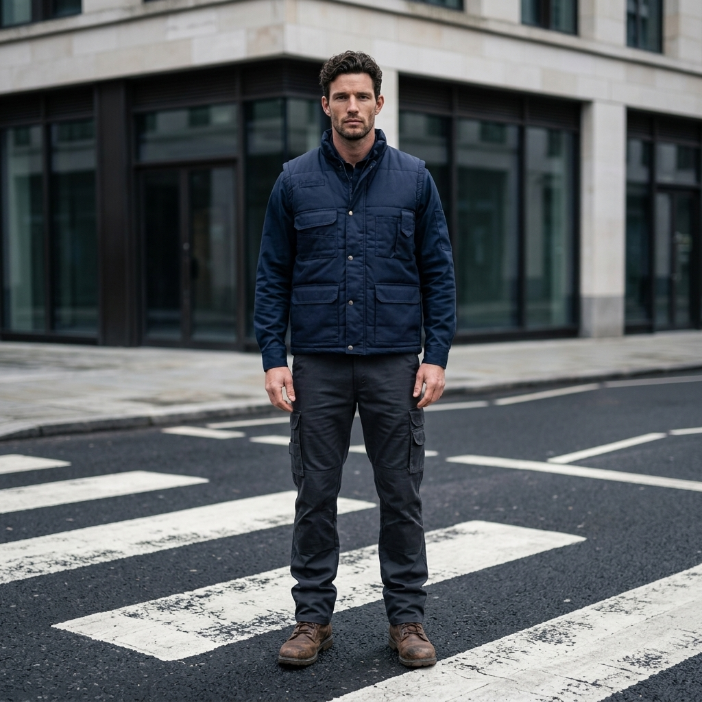 Bodywarmer Shetland Marine