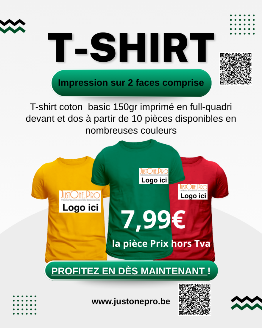 Basic T-shirt met opdruk